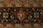 9x12 Light Brown and Brown Persian Rug