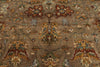 9x12 Light Brown and Brown Persian Rug
