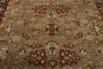9x12 Light Brown and Brown Persian Rug