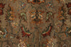 9x12 Light Brown and Brown Persian Rug