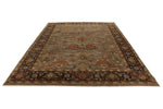 9x12 Light Brown and Brown Persian Rug