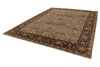 9x12 Light Brown and Brown Persian Rug