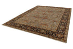 9x12 Light Brown and Brown Persian Rug