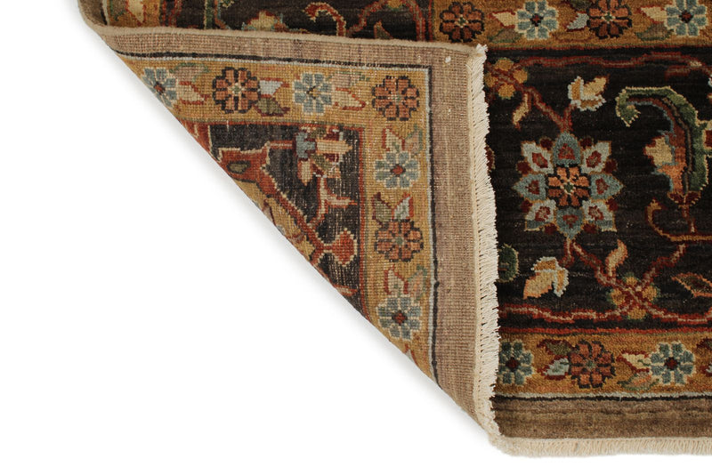 9x12 Light Brown and Brown Persian Rug