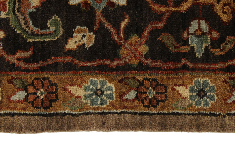 9x12 Light Brown and Brown Persian Rug