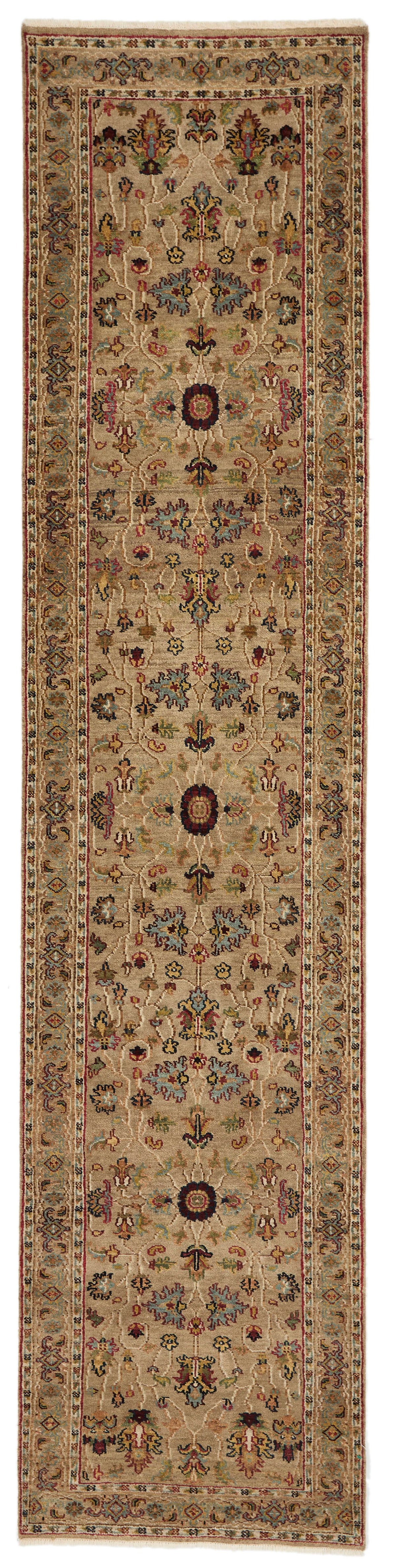 3x11 Camel and Multicolor Turkish Persian Runner