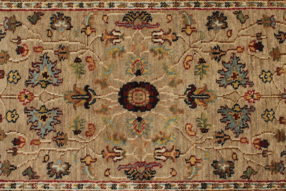 3x11 Camel and Multicolor Turkish Persian Runner