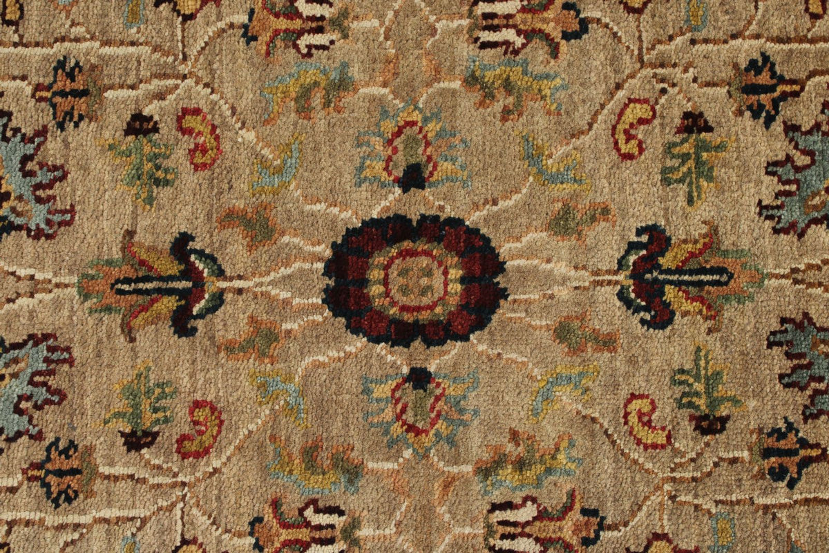 3x11 Camel and Multicolor Turkish Persian Runner