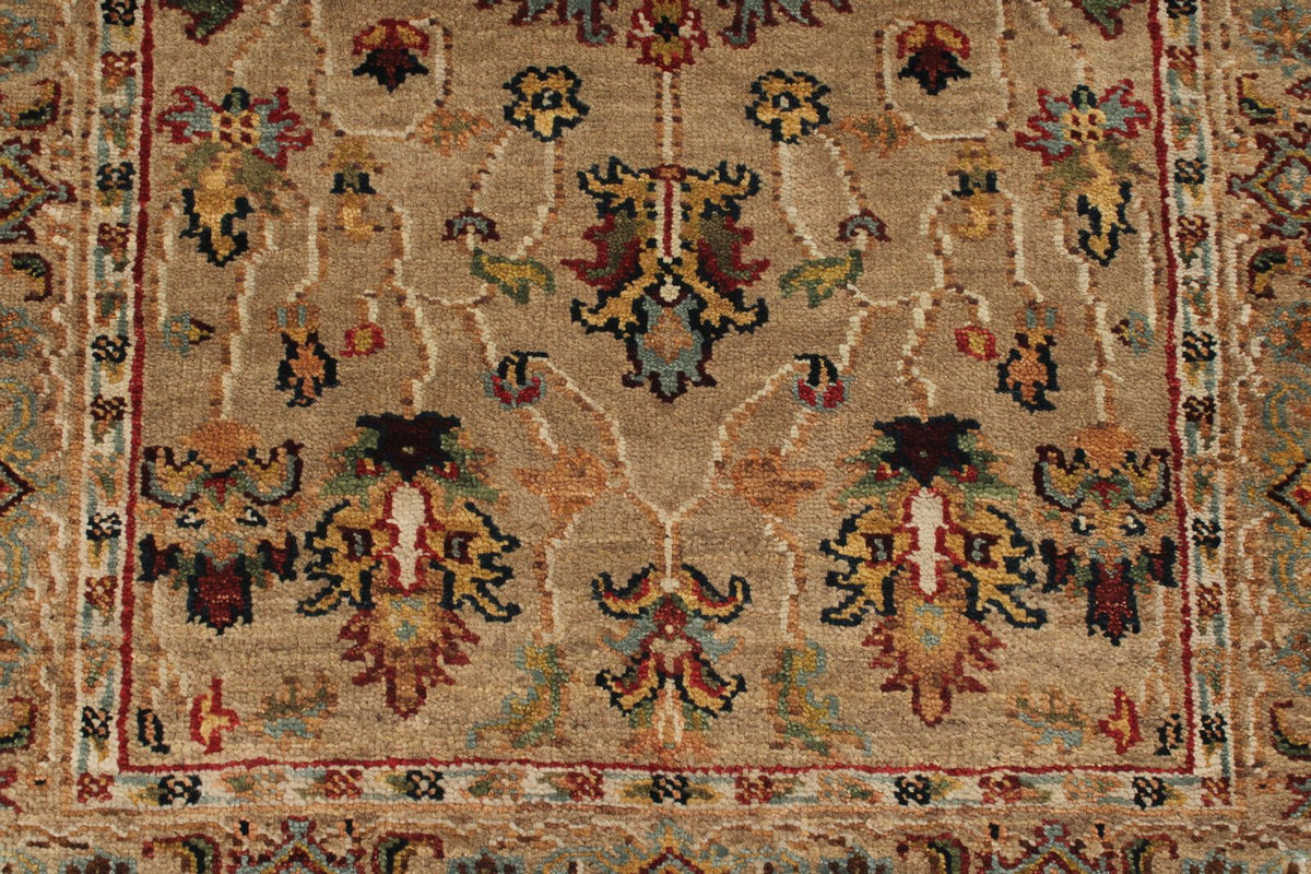 3x11 Camel and Multicolor Turkish Persian Runner