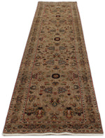 3x11 Camel and Multicolor Turkish Persian Runner