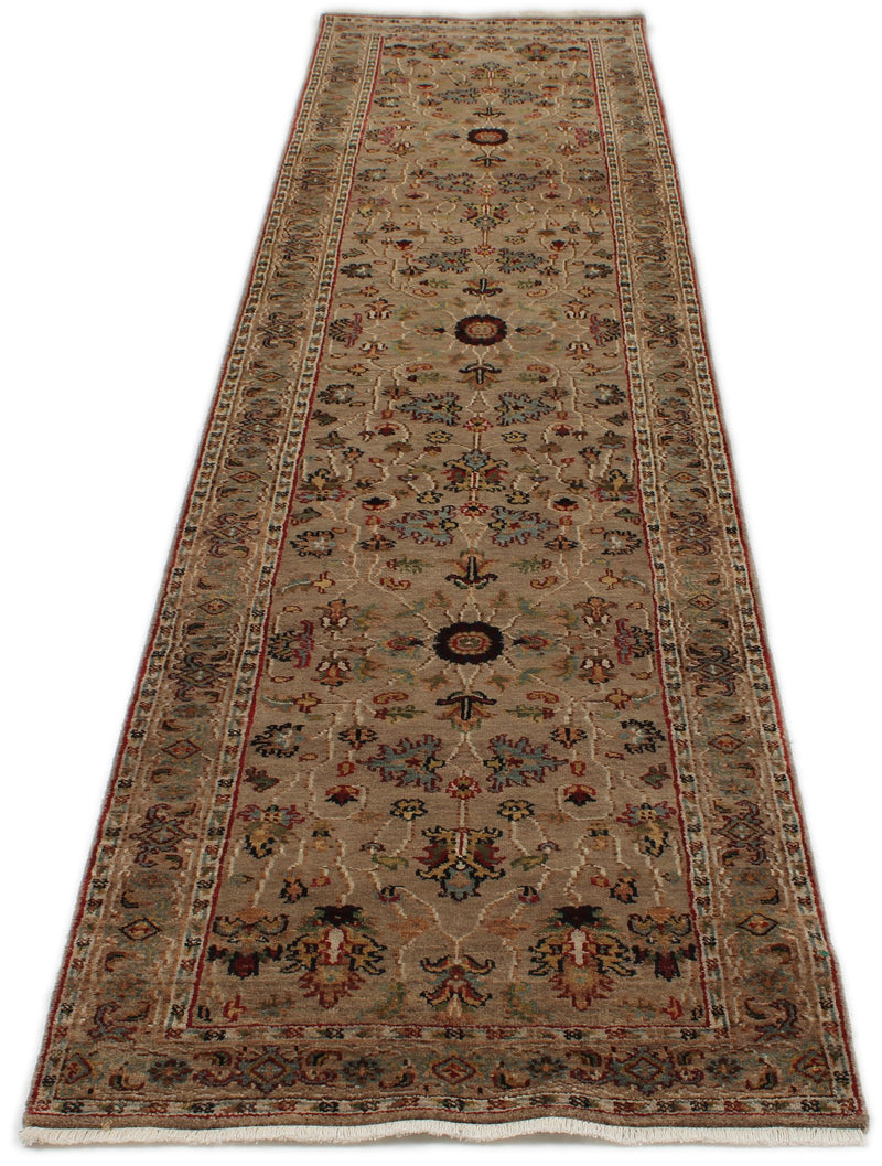 3x11 Camel and Multicolor Turkish Persian Runner