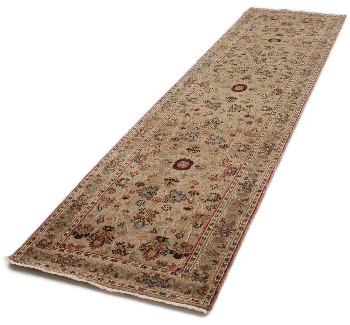 3x11 Camel and Multicolor Turkish Persian Runner
