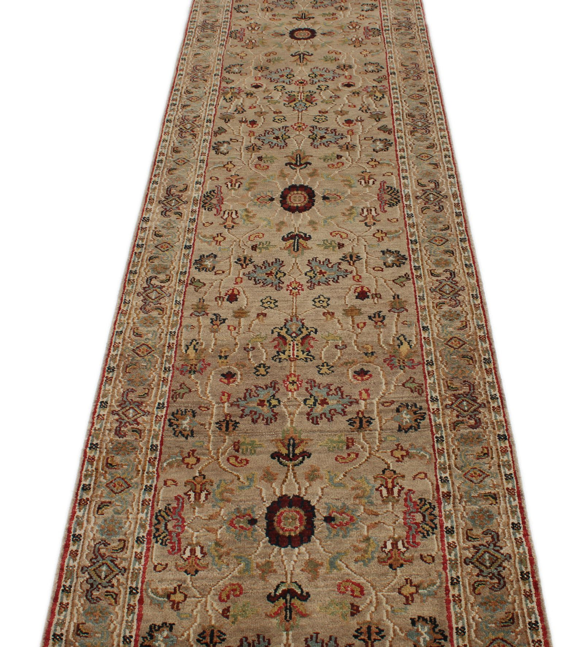3x11 Camel and Multicolor Turkish Persian Runner