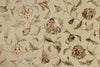 9x12 Ivory and Olive Green Turkish Tribal Rug