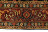 6x9 Black and Rust Persian Rug