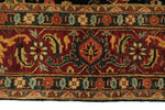 6x9 Black and Rust Persian Rug