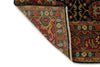 6x9 Black and Rust Persian Rug
