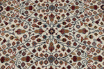 4x6 Ivory and Black Turkish Traditional Rug