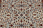 4x6 Ivory and Black Turkish Traditional Rug