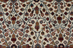 4x6 Ivory and Black Turkish Traditional Rug
