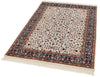 4x6 Ivory and Black Turkish Traditional Rug