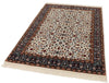 4x6 Ivory and Black Turkish Traditional Rug