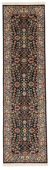 3x9 Black and Ivory Traditional Runner