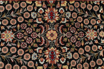 3x9 Black and Ivory Traditional Runner