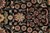3x9 Black and Ivory Traditional Runner
