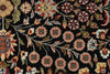 3x9 Black and Ivory Traditional Runner