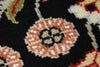 3x9 Black and Ivory Traditional Runner