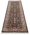 3x9 Black and Ivory Traditional Runner