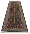 3x9 Black and Ivory Traditional Runner