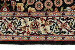 3x9 Black and Ivory Traditional Runner