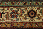 9x12 Black and Ivory Persian Rug