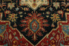 9x12 Black and Ivory Persian Rug
