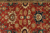 3x8 Rust and Black Turkish Tribal Runner