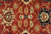 3x8 Rust and Black Turkish Tribal Runner