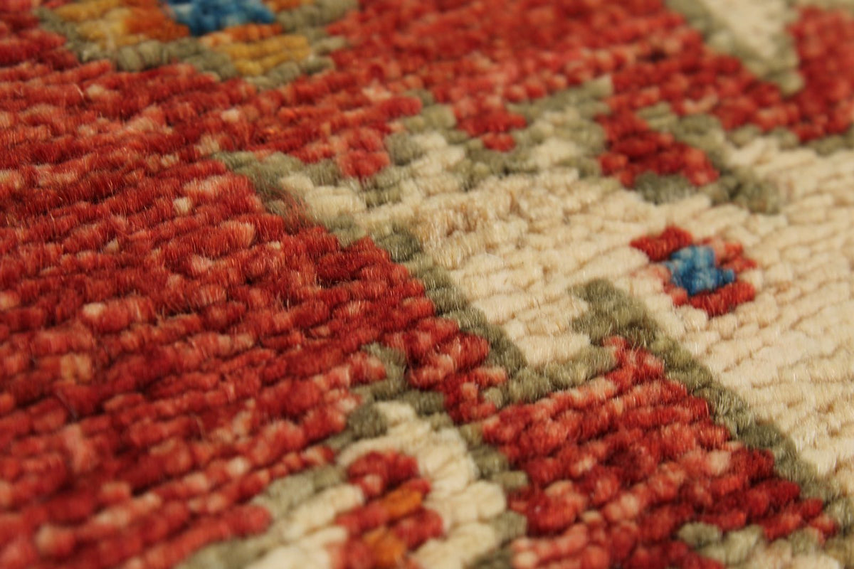 3x8 Rust and Black Turkish Tribal Runner