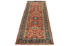 3x8 Rust and Black Turkish Tribal Runner