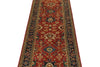 3x8 Rust and Black Turkish Tribal Runner