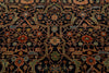 8x10 Navy and Rust Turkish Persian Rug