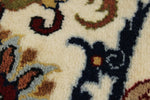 8x11 Navy and Ivory Turkish Silk Rug