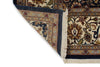 8x11 Navy and Ivory Turkish Silk Rug