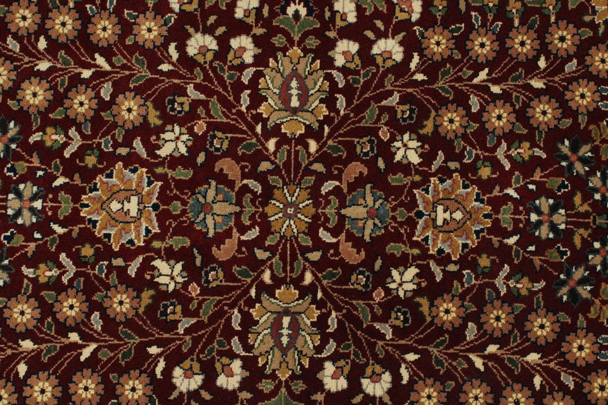 3x7 Burgundy and Ivory Turkish Anatolia Runner