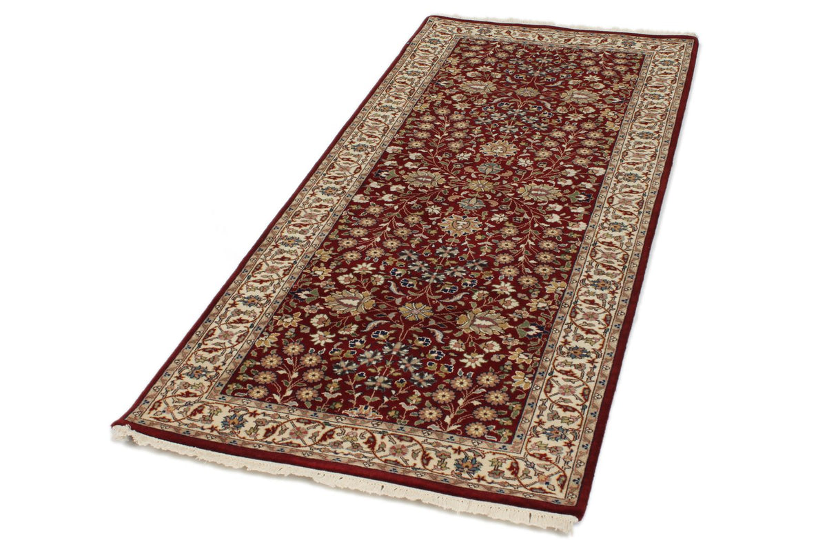 3x7 Burgundy and Ivory Turkish Anatolia Runner