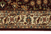 3x7 Burgundy and Ivory Turkish Anatolia Runner