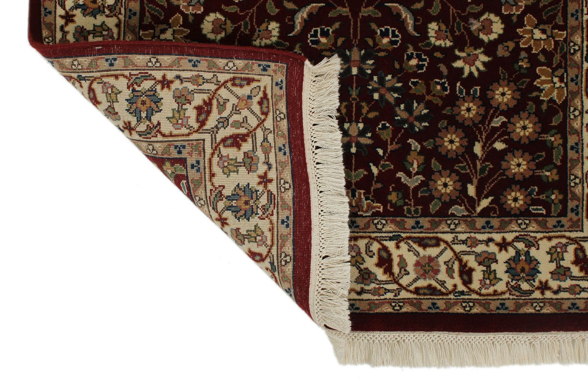 3x7 Burgundy and Ivory Turkish Anatolia Runner