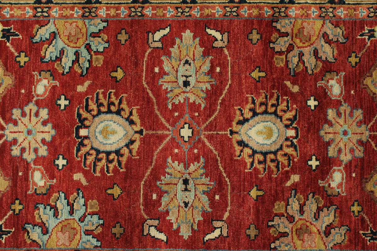 3x8 Red and Black Persian Runner