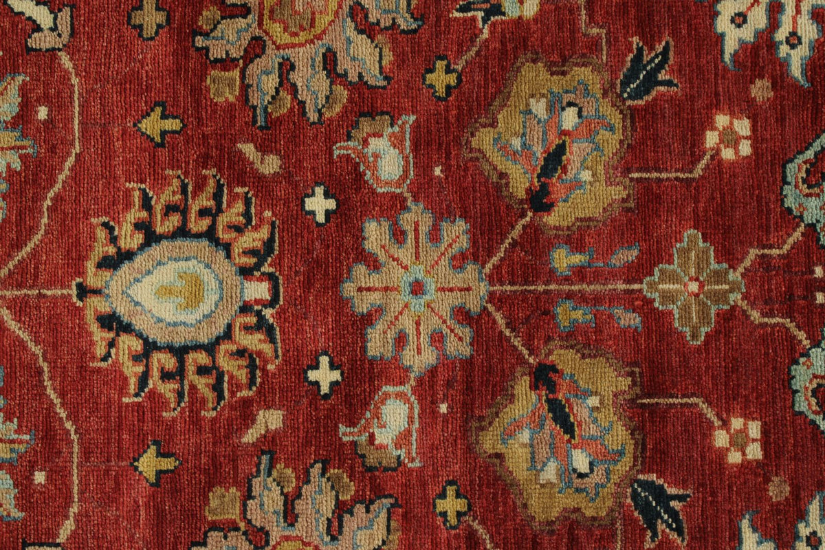 3x8 Red and Black Persian Runner